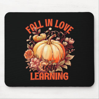 Mousepad Apaixonar-Se Pela Aprendizagem Do Gráfico Da Abóbo