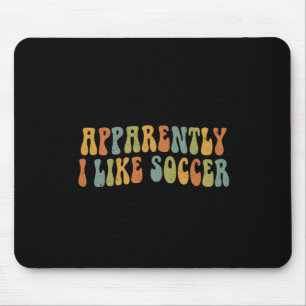 Mousepad Aparentemente Eu Gosto de Futebol Amante do Futebo