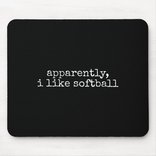 Mousepad Aparentemente eu gosto de Softll  (Frente)