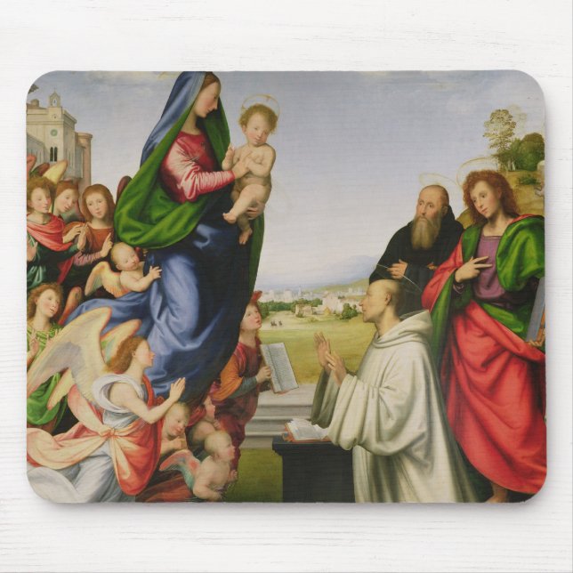 Mousepad Aparição do Virgin a St Bernard, 1504-07 ( (Frente)