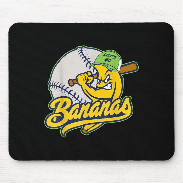 Mousepad Apelido De Bananas Para Sobrenomes Personalizados (Frente)
