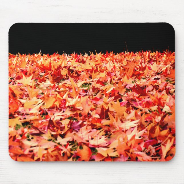 Mousepad Apenas a Tempo do outono - Folhas de Mapeamentos (Frente)