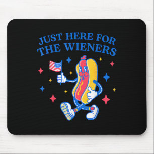 Mousepad Apenas Aqui Para Os Wieners 4 De Julho