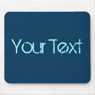 Mousepad APENAS COR / azul escuro + seu texto