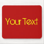 Mousepad APENAS COR / vermelho seu texto<br><div class="desc">Somente a composição de cores de EDDA Fröhlich | Modelo: cor de fundo do texto ou imagem | Evolução: colorir sua vida. | Você perde outras cores, produtos ou designs? Sinta-se livre para me contactar: contact@eddart.de</div>
