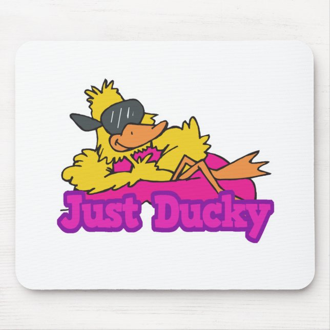 Mousepad Apenas Duckie Duck no Raft (Frente)