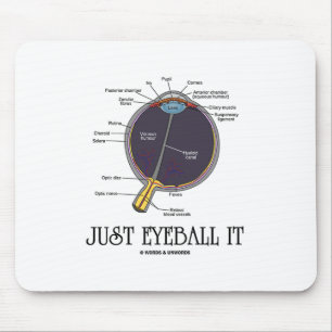 Mousepad Apenas Eyeball o (dizer da aproximação da anatom