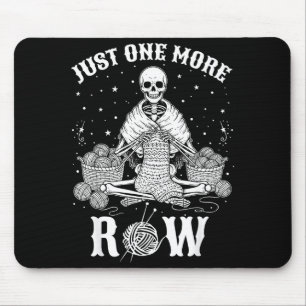 Mousepad Apenas Mais Uma Fileira Crochê Esqueleto Crochê Tr
