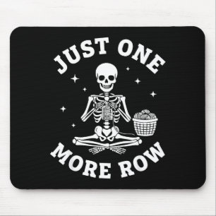 Mousepad Apenas Mais Uma Fileira Crochê Esqueleto Crochê Tr