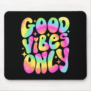 Mousepad Apenas Paz Amor 60s 70s Tie Dye Groovy Hippie
