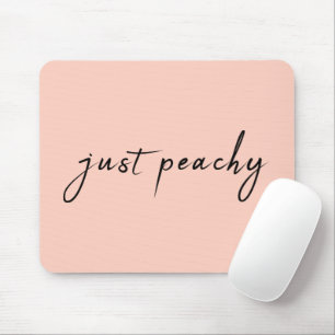 Mousepad Apenas Peachy   Manuscrito Mínimo Moderno