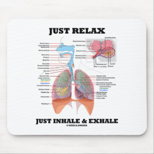 Mousepad Apenas relaxe apenas inalam e expiram