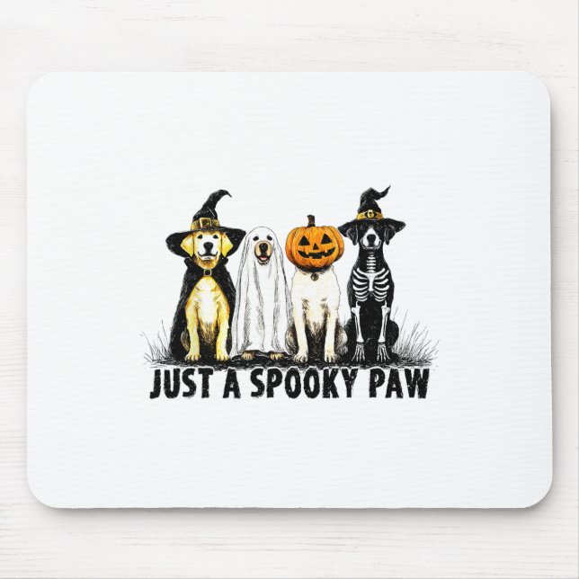 Mousepad Apenas Um Cachorro Fantasma De Pata Louca (Frente)