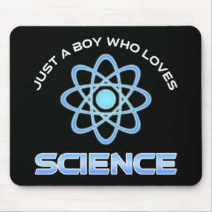 Mousepad Apenas um garoto que ama ciência