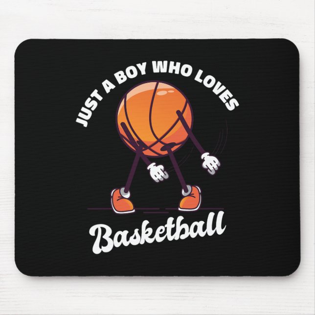 Mousepad Apenas Um Menino Que Ama Bysketbyll - Rapazes Bysk (Frente)