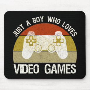 Mousepad Apenas Um Menino Que Ama Jogos De Vídeo