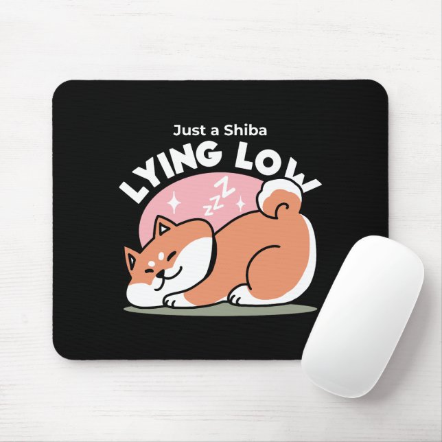 Mousepad Apenas um Shiba Mente Baixo: Design de Shiba Inu C (Com mouse)