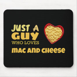 Mousepad Apenas uma cara que ama macaco e queijo
