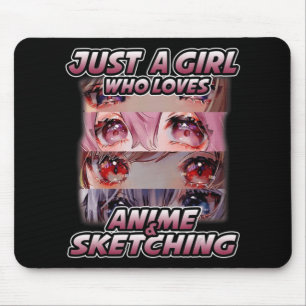 Mousepad Apenas uma garota que ama anime e esboça o Japão