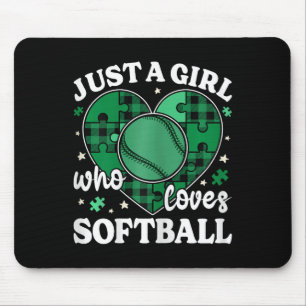 Mousepad Apenas Uma Garota Que Ama Crianças Softll Garota F