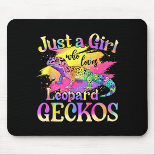 Mousepad Apenas Uma Garota Que Ama Geckos Leopardos