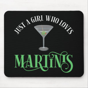Mousepad Apenas Uma Garota Que Ama Martinis