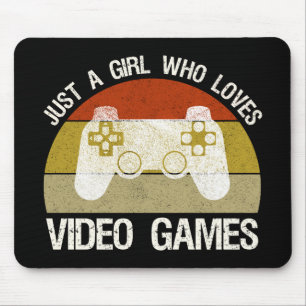Mousepad Apenas Uma Garota Que Ama Video Games