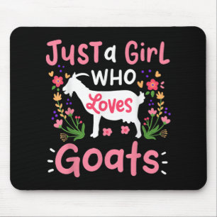 Mousepad Apenas Uma Menina Que Adora Cabras