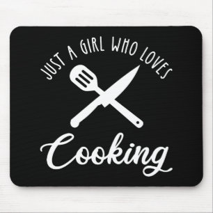 Mousepad Apenas Uma Menina Que Adora Cozinhar