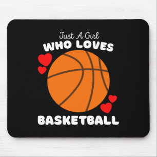 Mousepad Apenas Uma Menina Que Ama Basquete - Bicho De Meni