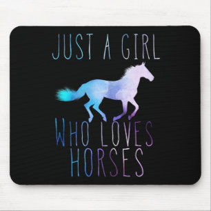Mousepad Apenas Uma Menina Que Ama Cavalos Cavalos Cavalos