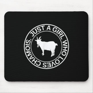 Mousepad Apenas Uma Menina Que Ama Chamois Presente Para As