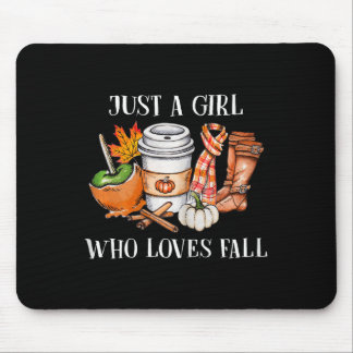 Mousepad Apenas Uma Menina Que Ama Especiarias De Abóbora D