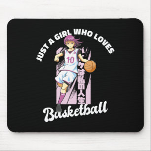 Mousepad Apenas Uma Menina Que Ama O Basquete - Bicicleta D