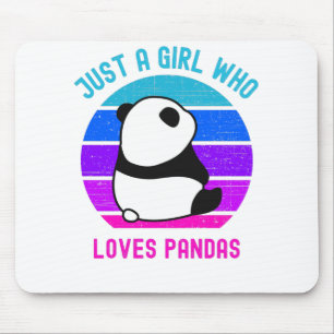 Mousepad Apenas Uma Menina Que Ama Pandas