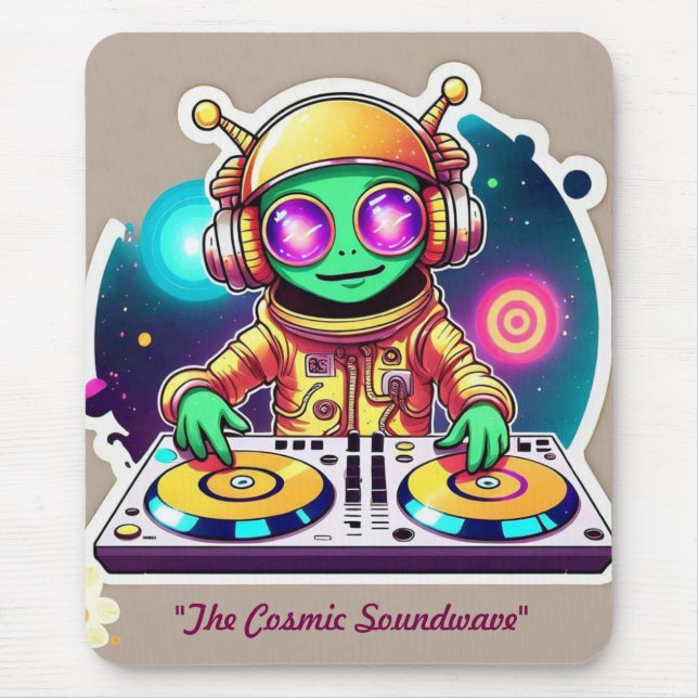 Mousepad "Apenas Vibrações Funky" (Frente)