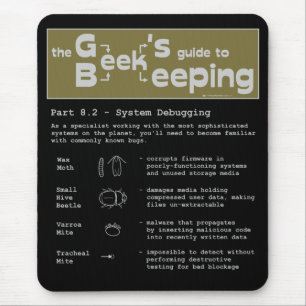 Mousepad Apicultura do geek (eliminação de erros) -