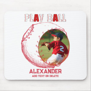 Mousepad Apoiador da Equipe de Jogador de Beisebol Liga de