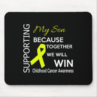 Mousepad Apoiando meu filho porque juntos vamos ganhar