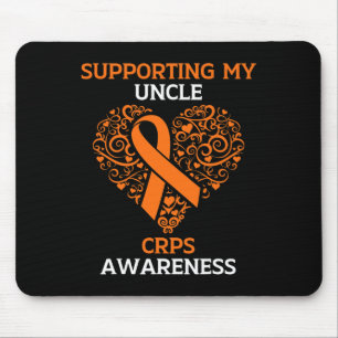 Mousepad Apoiando meu tio RSD Mês de Consciência CRPS