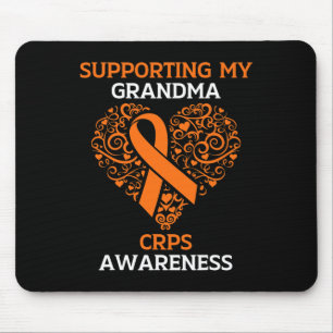 Mousepad Apoiando minha avó RSD Sensibilização CRPS Mês Ora