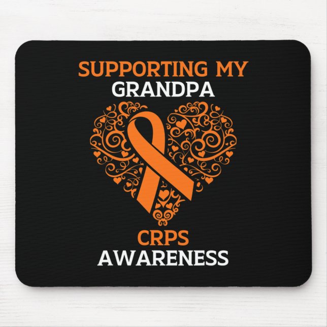 Mousepad Apoiando o meu avô RSD SPS Sensibilização Mês (Frente)