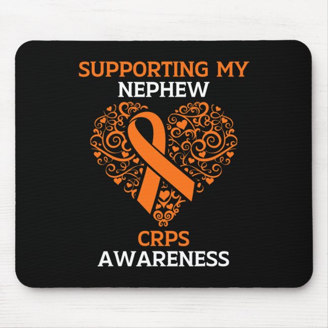 Mousepad Apoiando o meu Sobrinho RSD de Reconhecimento Mês  (Frente)