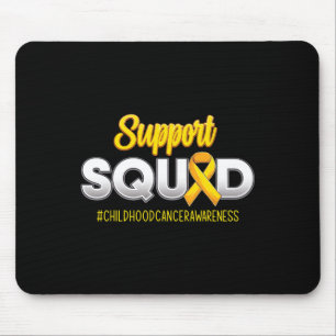 Mousepad Apoiar A Consciência Do Cancer Infantil Esquadrão