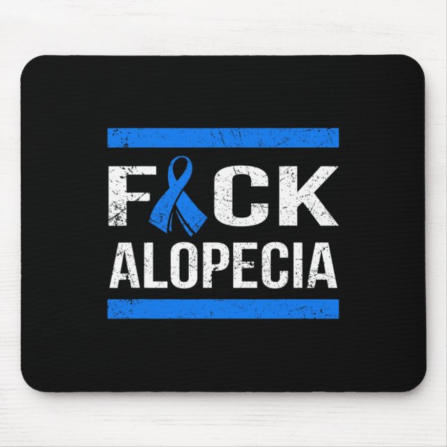 Mousepad Apoiar a conscientização da Alopecia (Frente)
