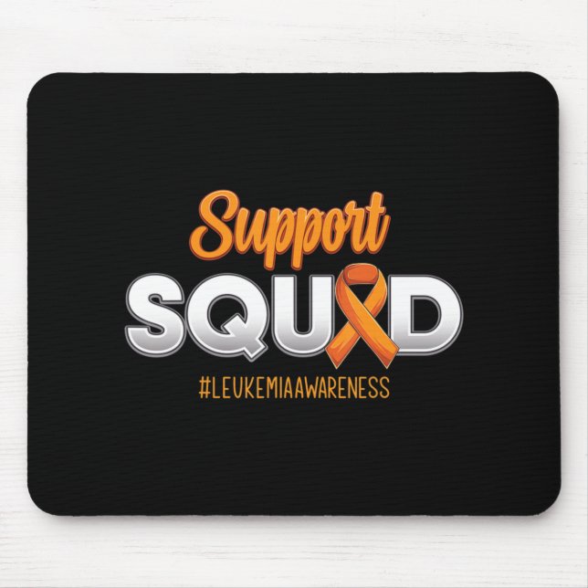 Mousepad Apoiar a guerra de conscientização da leucemia na  (Frente)