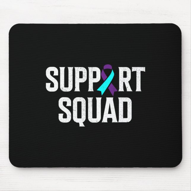 Mousepad Apoiar a sensibilização para a prevenção do suicíd (Frente)