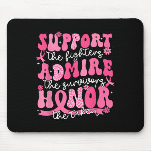 Mousepad Apoiar Admira Honra Conscientização do Câncer de M