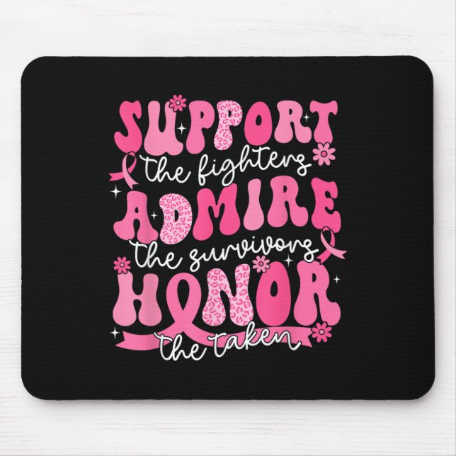 Mousepad Apoiar Admire Honra Admire Aviso de Consciência do (Frente)