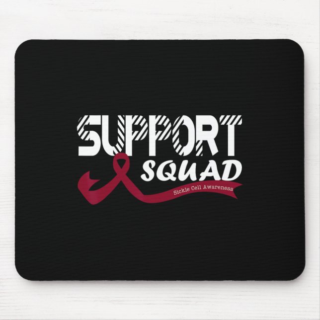 Mousepad Apoiar as mulheres que conhecem as células falcifo (Frente)
